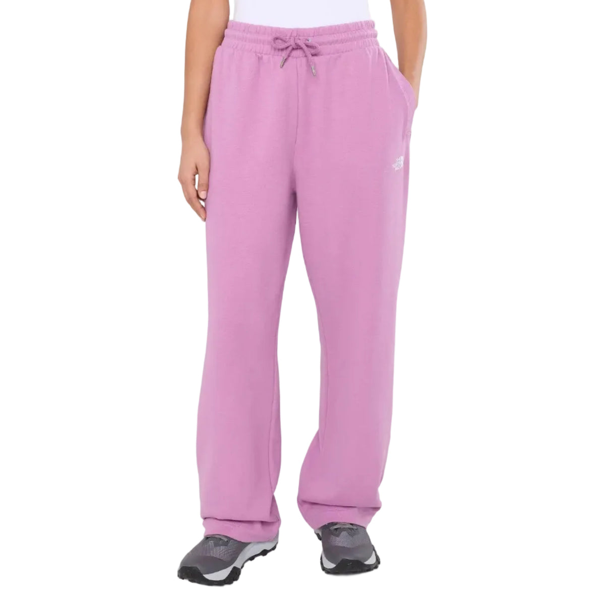 Front view of The North Face Women’s TNF Double-Knit Pants in Hushed Lavender
