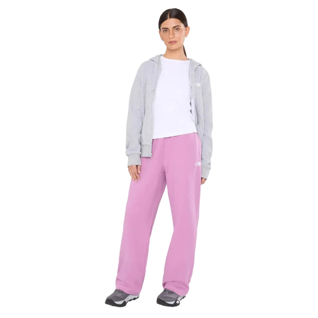 Full front view of The North Face Women’s TNF Double-Knit Pants in Hushed Lavender