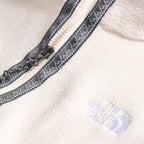 The North Face Women's TNF Fleeski ¼-Zip Pullover in White Dune detail view