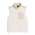 The North Face Women's Yumiori Vest in White Dune/Desert Stone flat lay