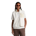 The North Face Women's Yumiori Vest in White Dune/Desert Stone front view