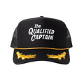 The Qualified Captain Captain Script Foamie Hat front view