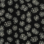 Toad&Co Chaka Skirt in Black and Salt Print fabric detail