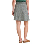 Toad&Co Chaka Skirt in Midnight Print back view