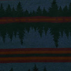 Detail of Toad & Co Men's Pinevale LS Shirt in Midnight Print