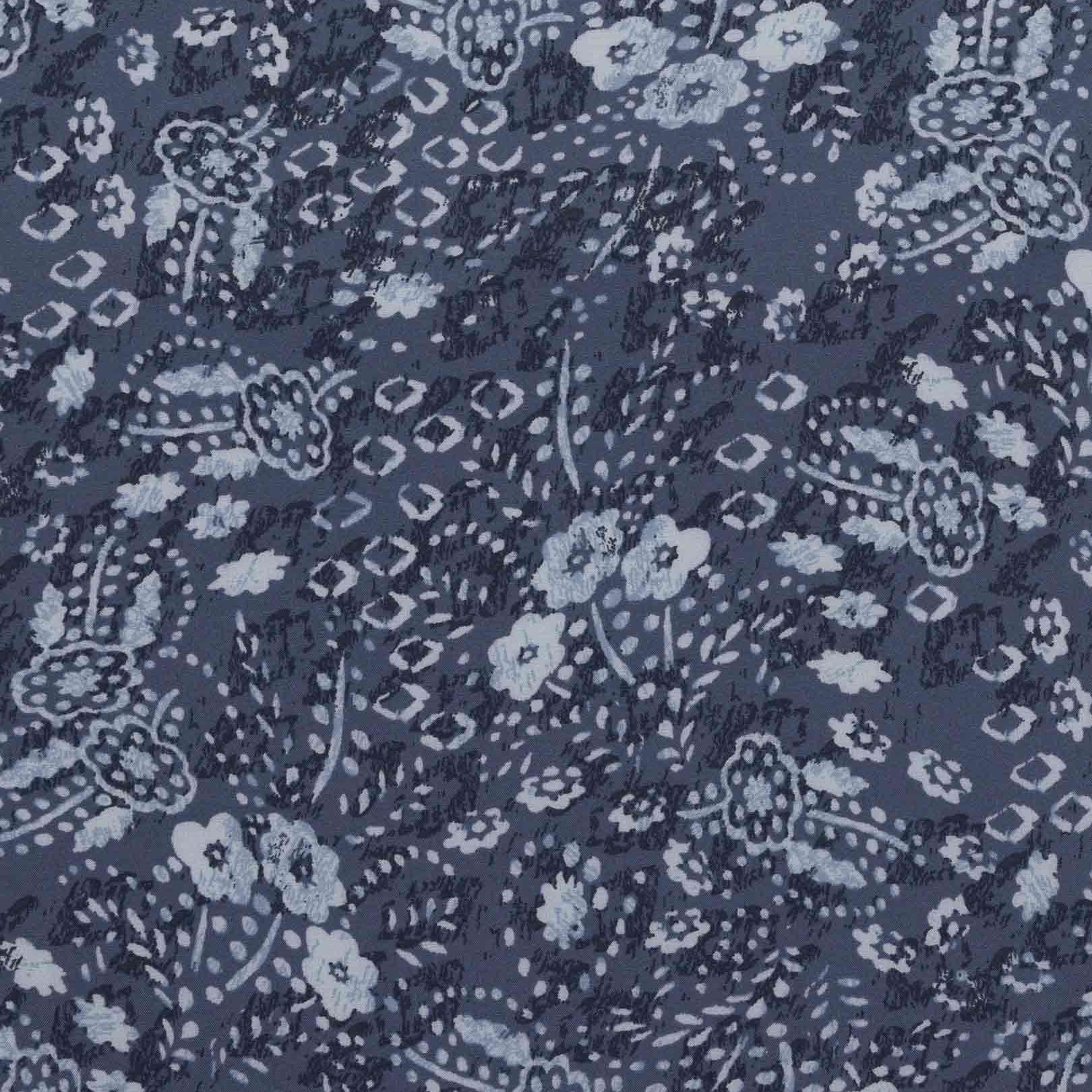 Toad&Co Sunkissed Button Back Tank in Canal Print fabricdetail