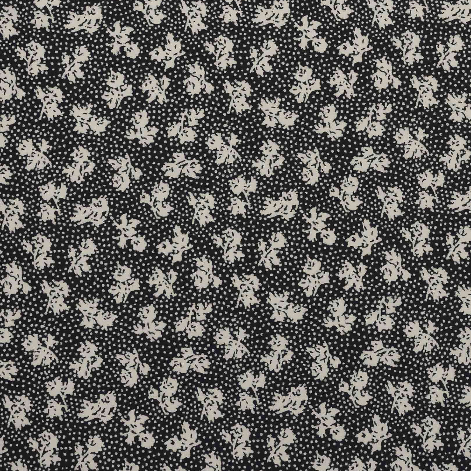 Toad&Co Sunkissed Wide Leg Crop Pant in Black and Salt Print  detail