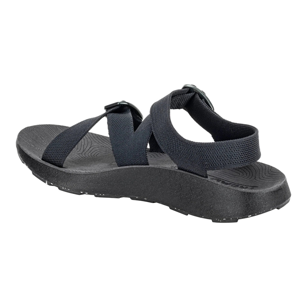 Tread Labs Men’s Redway Sandal in Black back view