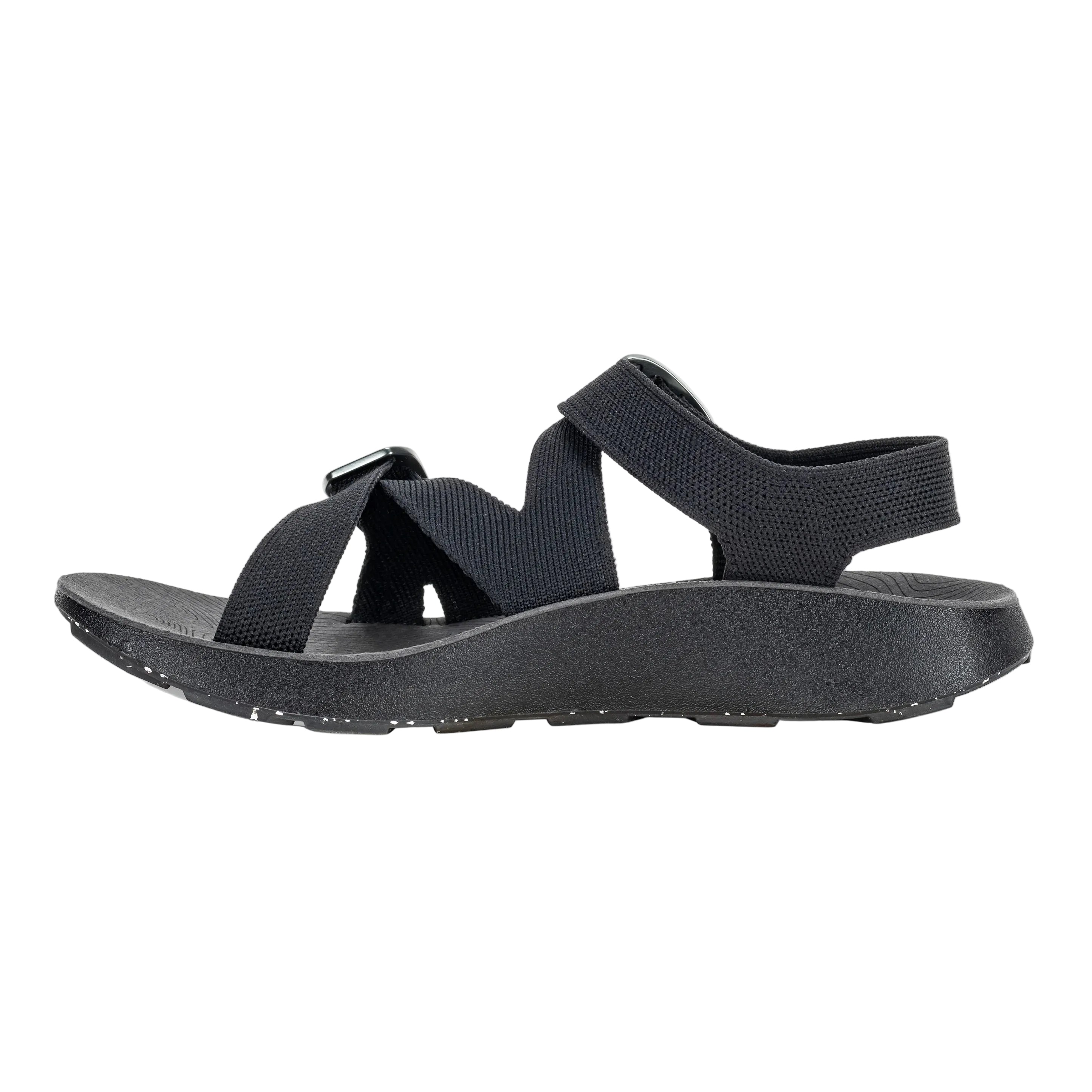 Tread Labs Men’s Redway Sandal in Black front view
