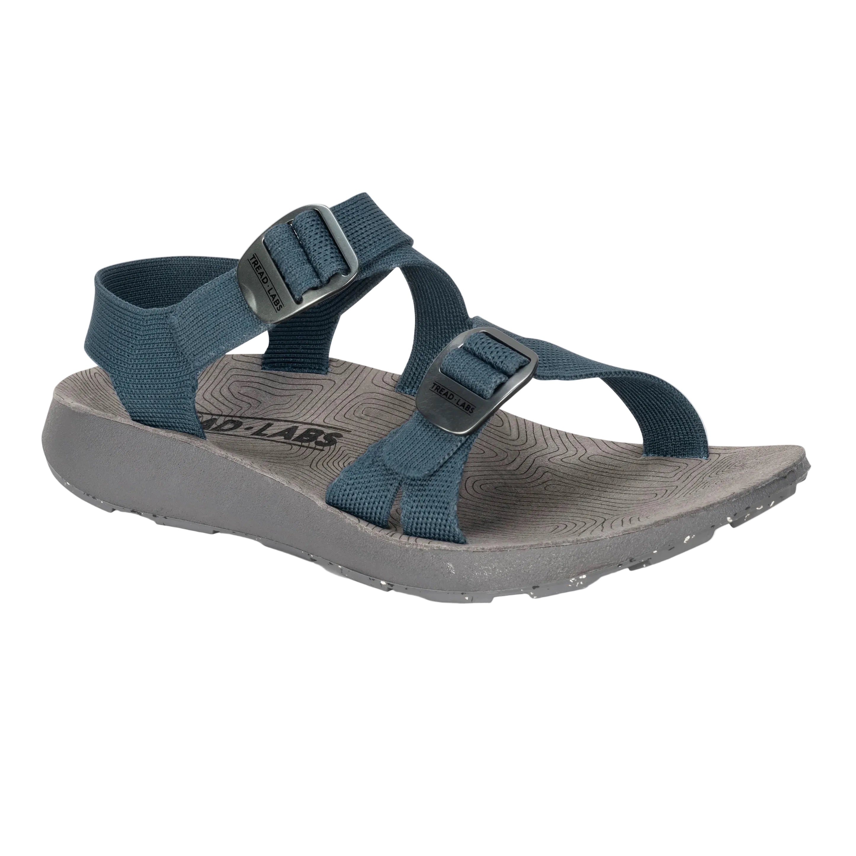 Tread Labs Men’s Redway Sandal in Deep front tilt view