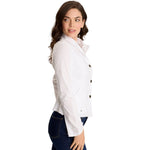 XCVI Munir Three-Button Jacket with Lapel Collar