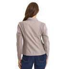 Wearables Brax Jacket in Poppy Seed back view