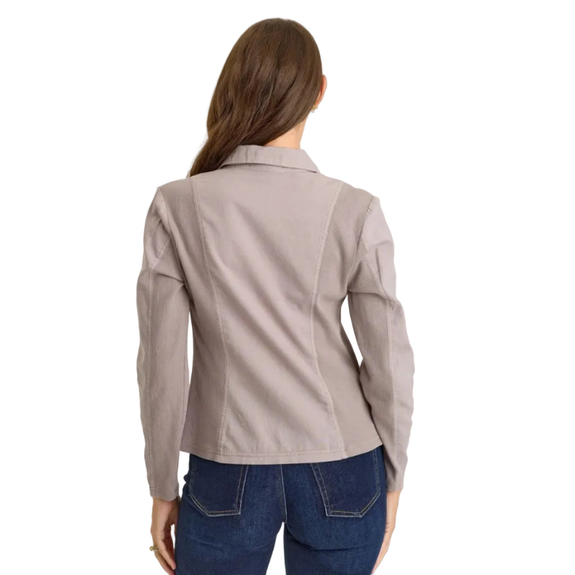 Wearables Brax Jacket in Poppy Seed back view