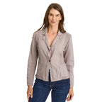 Wearables Brax Jacket in Poppy Seed front view