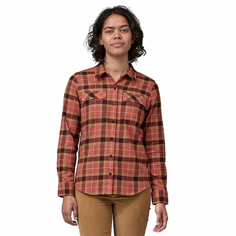 Patagonia Women's Long-Sleeved Organic Cotton Midweight Fjord Flannel Shirt