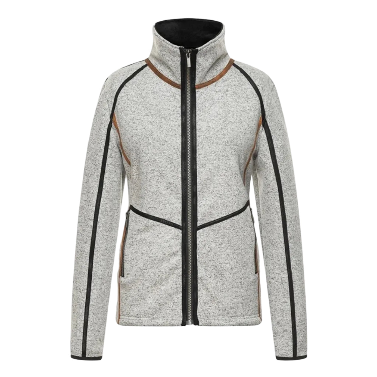Wooly Bully Women's Bonfire Jacket in White front view