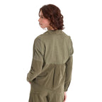 XCVI Kyle Button-Up in Kombu Pigment back view