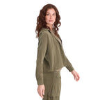 XCVI Kyle Button-Up in Kombu Pigment side view