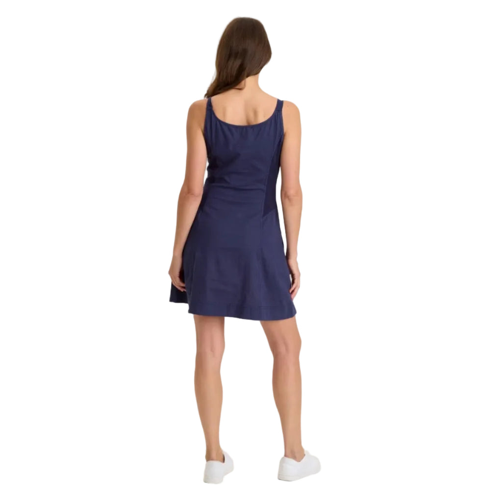 XCVI Ocie Dress Traditional Navy back view