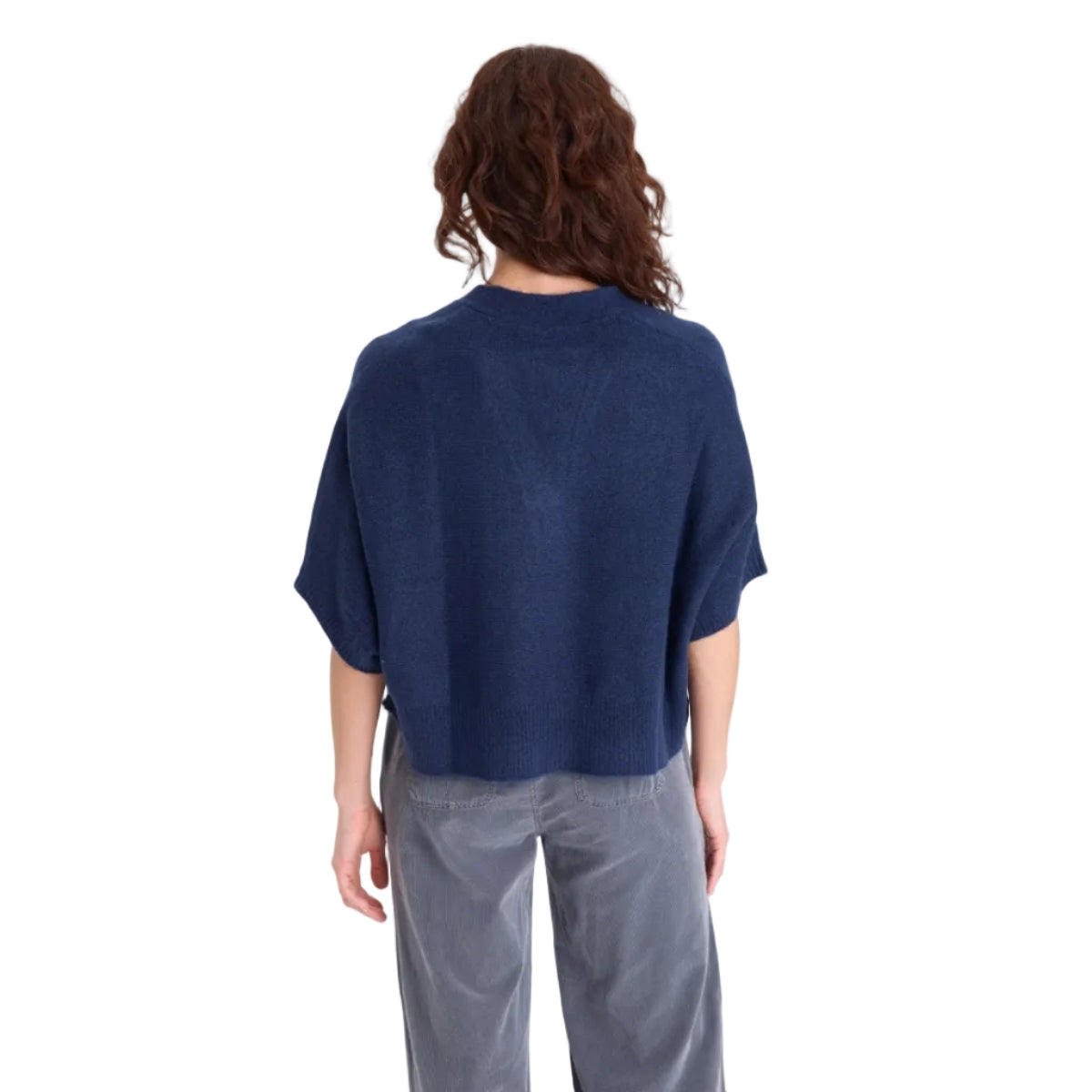 XCVI Women's Atemu Pullover in Nocturnal back view