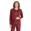 XCVI Women's Freyda Bomber in Twinberry front view