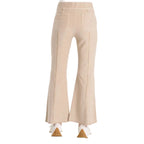 XCVI Women's Lucius Flare Pant in Merino Wool Pigment back view