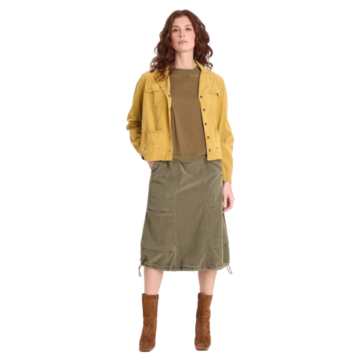 XCVI Women's Marcellus Jacket in Radiance Pigment full front view