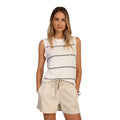 Dylan Riley Short in Light Khaki front view